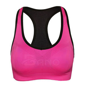 Sujetador deportivo de alta calidad para mujer, ropa deportiva de poliéster Spandex, talla XL, patrón estampado hecho en Pakistán - Product Image 1
