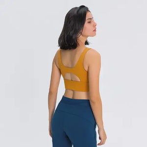 Soutien-gorge de sport sans coutures pour femmes soutien-gorge de fitness personnalisé en gros vêtements de sport fabriqués au Pakistan meilleure vente à bas quantité minimale de commande femmes - Product Image 1
