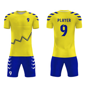 Camisetas de Fútbol Personalizadas con Transferencia de Calor |   Conjuntos de Uniformes de Fútbol Transpirables 100% Poliéster, Ropa Deportiva de Equipo con Protección UV Antibacteriana OEM - Product Image 4