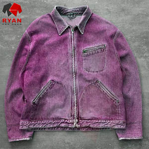 Veste en jean à boutons pour homme, design personnalisé, OEM ODM, style classique, vêtements décontractés et tendance - Product Image 6