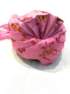 Turban indien Rajasthani en coton imprimé Safa Pagri Barati Lehariya pour hommes casquettes de fête casquettes de mariage - Product Image 6