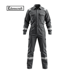 Biểu Tượng Tùy Chỉnh Người Đàn Ông Phản Quang Quần yếm PPE Làm Việc Mặc Chống Cháy Không Thấm Nước Bền Quần Áo Đồng Phục An Toàn Bảo Vệ-Quần Áo - Product Image 4