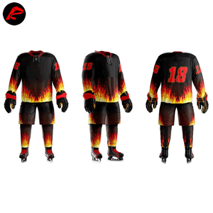 Fabrication d'usine de qualité supérieure personnalisée pour l'uniforme de hockey sur glace vêtements de sport pour adultes compte bancaire - Product Image 6