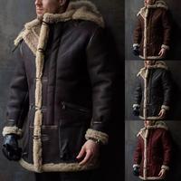 Manteau long en cuir de haute qualité avec logo personnalisé design Vêtements de mode Manteau long en cuir pour hommes