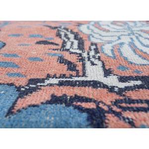 Alfombra de Lana Anudada a Mano Estilo Vintage, Patrón Floral Rojo Naranja, Estilo Clásico para Sala de Estar, Entrada, Rectangular, Estilo Rompecabezas -Pae-2131 - Product Image 3