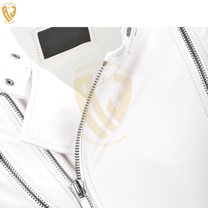 เสื้อแจ็กเก็ตหนังสำหรับผู้ชายเข้ารูปดีไซน์ใหม่ - Product Image 5