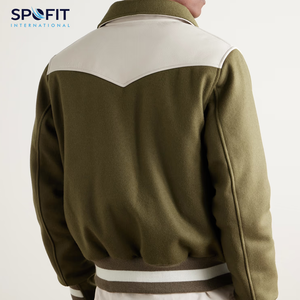 Hot Selling Wholesale Blank Varsity Jackets Custom Logo Chenille Patches Letterman Jacket Baseball Streetwear Jacket for Man - Product Image 2