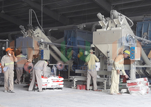 เครื่องบรรจุถุง TBM-SS02-A-V กึ่งอัตโนมัติสำหรับผงสียาแนวมนุษย์แห้งบรรจุและปิดผนึกถุงกระดาษบรรจุและปิดผนึกน้ำหนัก10-50กก. - Product Image 5