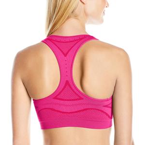 Sujetador deportivo de algodón de secado rápido sin mangas acolchado sin aros con Tirantes ajustables - Product Image 5