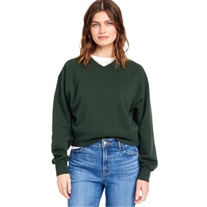 Suéter Corto Informal de Moda para Mujer, Nuevo Modelo 2026, Top Corto de Manga Larga, Holgado, para Otoño e Invierno - Product Image 2
