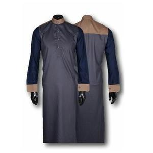 Vêtements islamiques, jalabiya musulmane pour hommes, jubbah à séchage rapide, vente en gros, jubbah traditionnelle musulmane arabe, thobes pour hommes, respirant - Product Image 3