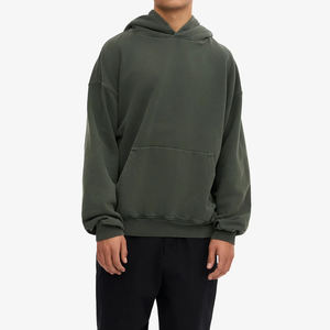 เสื้อสเวตเตอร์ผ้าฟลีซแบบสวมหัวมีฮู้ดสำหรับผู้ชายเสื้อสเวตเตอร์ผ้าคอตตอนขนาดใหญ่ใส่โลโก้ได้ตามต้องการเครื่องแต่งกายแฟชั่นว่างเปล่า - Product Image 4