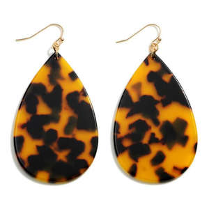 Pendientes de resina hechos a mano con diseño de tigre para mujer, joyería - artículo más vendido aquí - Product Image 1