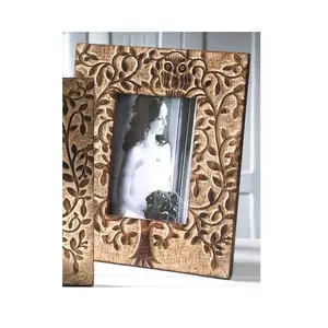 Baum des Lebens Holz Foto rahmen Bilder halter Porträt Böhmische Dekoration Geschenk idee Nachhaltige Hochzeit Display Frame