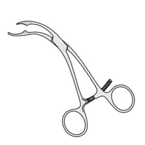 Pince manuelle de type écharpe de haute qualité, 150 mm de long, en acier inoxydable chirurgical, certifiée CE, instruments réutilisables, taille personnalisable - Product Image 1