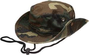 Personalizar al por mayor de alta calidad Casual verano al aire libre Boonie caza pesca Safari cubo sombrero para el sol correa ajustable 100% algodón - Product Image 4