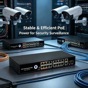 <span class=keywords><strong>Switch</strong></span> PoE++ Gigabit complet 20 ports 90W BT Ultra Puissant 38 Gbit/s haute capacité avec prise en charge VLAN pour caméra IP Speed Dome AP <span class=keywords><strong>WiFi</strong></span> <span class=keywords><strong>6</strong></span> - Product Image 4