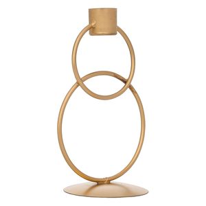 Portavelas minimalista Decoración navideña de metal para fiestas-Portavelas de hierro con caja de embalaje - Product Image 4