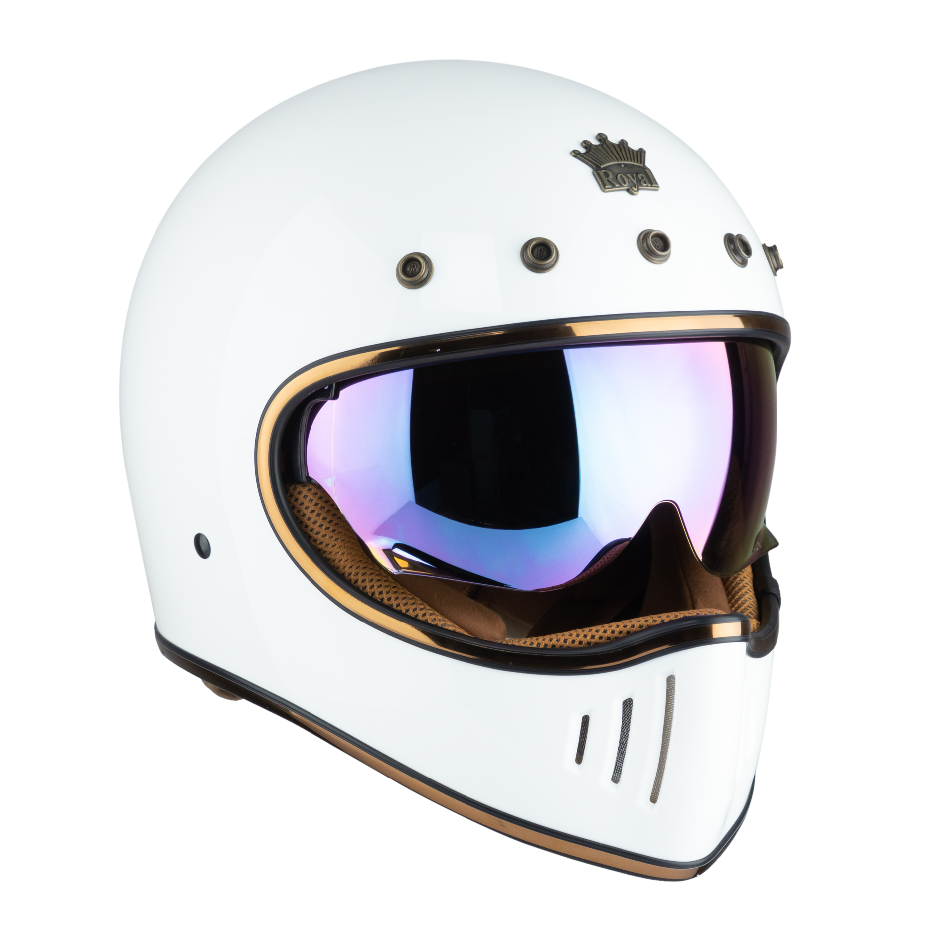 สีขาวมันวาว