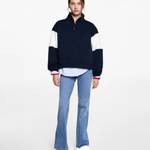 Sudadera de Cuello Redondo a Rayas para Mujer, Sudadera con Capucha de Felpa Francesa Personalizada para Hombre, Sudadera de Hip Hop de Felpa Personalizada para Mujer - Product Image 5