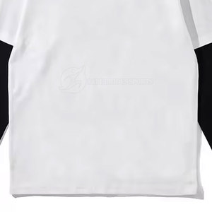 เสื้อเชิ้ตผู้ชายคุณภาพสูง ผ้าฝ้ายใยไผ่ แขนสองชั้น คอวี สไตล์ลำลอง ระบายอากาศได้ดี แห้งเร็ว ผ้าถัก ทรงพอดีตัว ไซส์ใหญ่ ซักแล้ว - Product Image 5