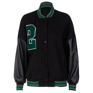 Chaquetas Varsity de Alta Calidad al por Mayor, Chaquetas Casuales de Calle Personalizadas de Alta Calidad, Totalmente Personalizadas para Mujer - Product Image 2