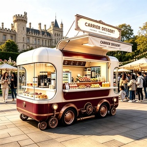 Carrito de Comida Rápida Personalizable con Plancha para Waffles Gaufre Liege, Azúcar Perlado y Baño de Chocolate para Ferias Belgas - Product Image 1