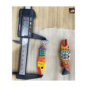 Jouet de stratégie éducatif de jeu de tour d'animal en bois de hêtre massif pour jouer en famille jouet de poisson en bois - Product Image 1