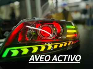 Fari Angel Eye LED RGB per AVEO GT ACTIVO / AVEO Emotion, Aggiornamento Fari Auto con Colore Personalizzabile - Product Image 4