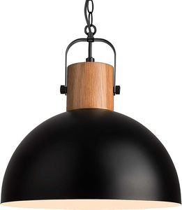 Lámpara colgante de estilo elegante más vendida Lámpara colgante hecha a mano de excelente calidad de metal y madera Color negro y marrón - Product Image 4