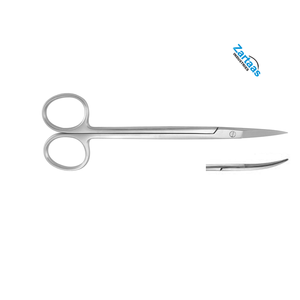 กรรไกรผ่าตัดโค้ง16ซม. ทำจากสเตนเลสสตีลสำหรับใช้ในการผ่าตัด - Product Image 6