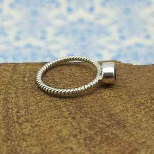 แหวนเงินสเตอร์ลิงโกเมนแบบเรียงซ้อนแบบเหลี่ยมเพชรพลอย925แหวนแบบแฮนด์เมดน้ำหนักเบาดีไซน์เรียบง่ายทันสมัยสำหรับงานปาร์ตี้ - Product Image 4