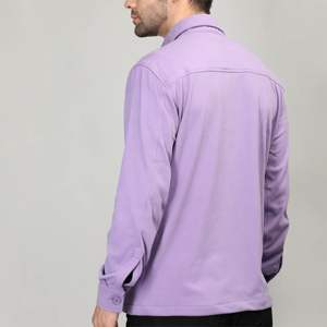 Chaqueta camisera de invierno para Hombre | Sobrecamisa a cuadros con forro polar con capucha y cierre abotonado para una mayor calidez - Product Image 3