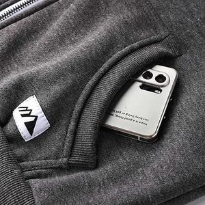 Sudadera con Capucha de Algodón 100% Personalizada con Logo para Gimnasio, para Hombre, de Gran Gramaje 300g, con Cremallera, Estampado Oversize y Bordado 3D, Estilo Urbano - Product Image 6