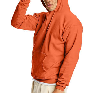 เสื้อฮู้ดผู้ชายผ้ากำมะหยี่สไตล์วิทยาลัยผ้าฟลีซสไตล์สตรีทแวร์ออกแบบโลโก้ได้ตามต้องการ - Product Image 3