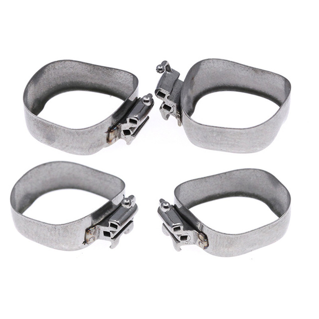 Orthodontic Molar Band Non Convertible Dental Molar Bands Pre-Welded with Buccal Tube