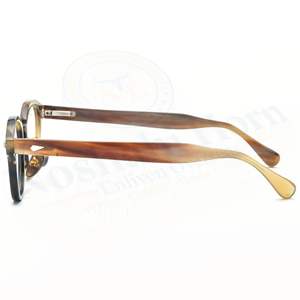 100% Gafas de cuerno genuinas R Gafas de búfalo Gafas de ojo de cuerno de búfalo natural HECHAS POR NOSHAHI - Product Image 4
