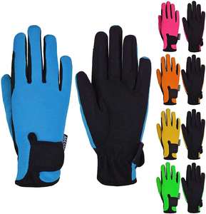 Gants d'équitation pour enfants de haute qualité | Gants équestres pour enfants pour garçons filles | Gants d'équitation antidérapants respirants - Product Image 1