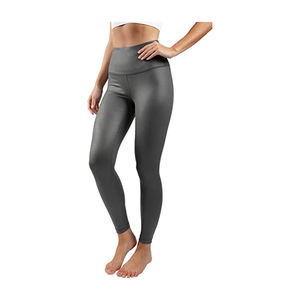 Pantalon crayon en Faux cuir pour femmes, pantalon de rue pour dames, pantalon de jogging en cuir PU décontracté pour femmes - Product Image 4