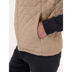 9 Apparel <b>Men's</b> Regular Fit Insulated Puffer Jacket Polyester Casual Zipper Outdoor Hike Sports <b>Vest</b> Winter OEM No Packaging - Product Image 4