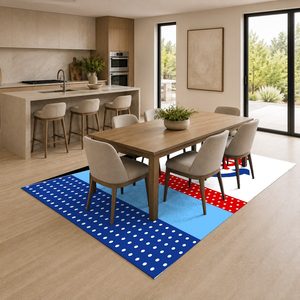<b>RUGS</b> DEPOT LXDP-0791 Wholesale Pink Plum Ethnic Kilim Digital Printed Machine Washable Chenille Area <b>Rug</b> <b>Non</b> <b>Slip</b> - Product Image 4