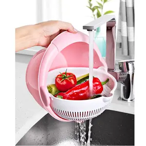 Pyramid Binary Strainers Colanders Strainers Multipurpose High Quality Eco-Friendly Plastic Strainer Vegetable Fruit Washing