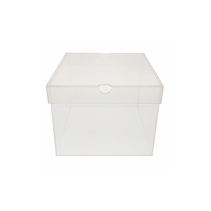 Clear Rectangle <b>PET</b> Plastic Stackable <b>Containers</b> Lid Eco-Friendly <b>Food</b> <b>Storage</b> Box Custom Design Logo Vietnam Origin OPEN Mold - Product Image 4