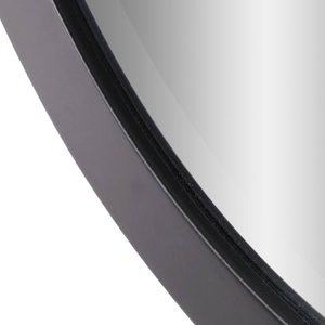 Classic Black Oval <b>Vanity</b> Wall Mirror Beveled Frame Modern Vintage Home Decoration New Arrival India Bulk Supplies Available - Product Image 3