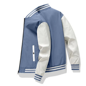 Blouson de baseball vintage pour hommes personnalisé OEM tissu de laine Letterman University Varsity Jacket Chenille Winter High Street - Product Image 2