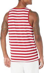 Camiseta Deportiva Personalizada con Logotipo, Blanca y Negra, de Algodón, para Hombre, Camiseta sin Mangas para Gimnasio, Fitness, Transpirable - Product Image 2