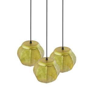 Lámpara colgante de hierro con diseño atractivo de ondas marroquíes, acabado hexagonal, para decoración del hogar e iluminación interior. - Product Image 4