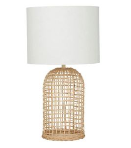 Rattan Lamp Shade Customized Design Desk Lamp <b>Decorative</b> Rattan Table Lamp and <b>Lighting</b> with Creative Weaved Design - Product Image 6