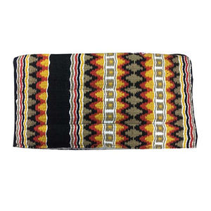 Tapis de selle en laine haute densité de qualité supérieure pour le confort et la performance Couches respirantes avec doublure en tissu pour l'équitation - Product Image 1