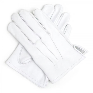 Gants maçonniques 100% coton Gants en cuir d'hiver d'excellente qualité avec emblème personnalisé pour un usage professionnel quotidien - Product Image 4